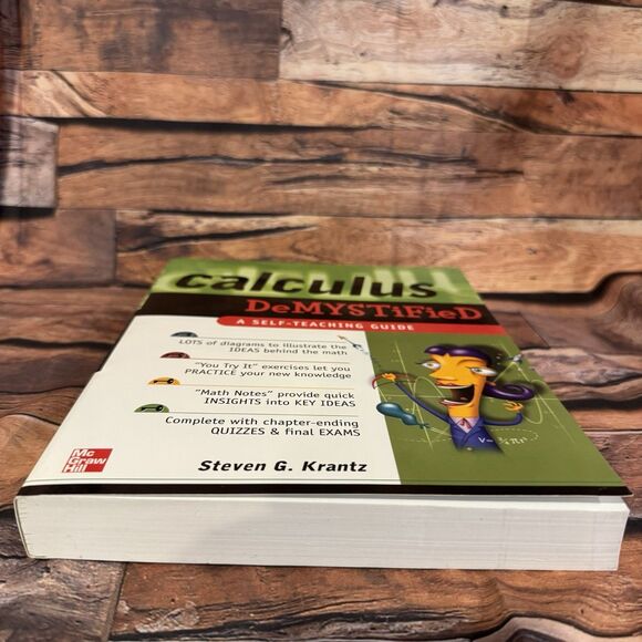 Calculus DeMYSTiFieD Self-Teaching Guide Steven Krantz Math Textbook Learn Easy - Picture 4 of 10